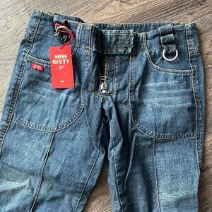 Miss Sixty Blue Denim Capris